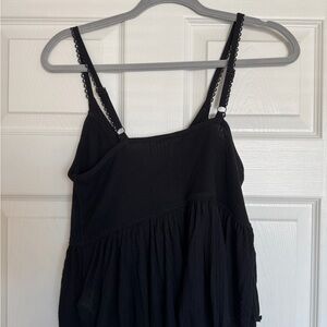 Free People Black Strappy Top